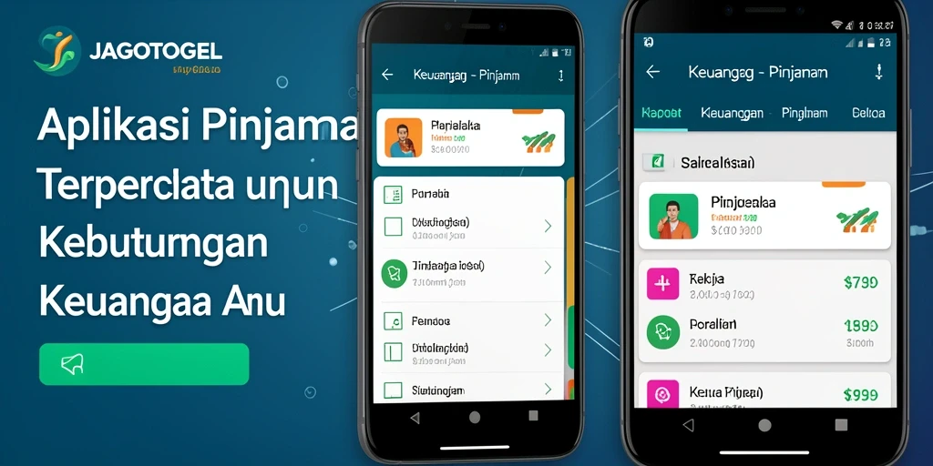 Antarmuka aplikasi JAGOTOGEL yang intuitif dan responsif untuk pengajuan pinjaman.