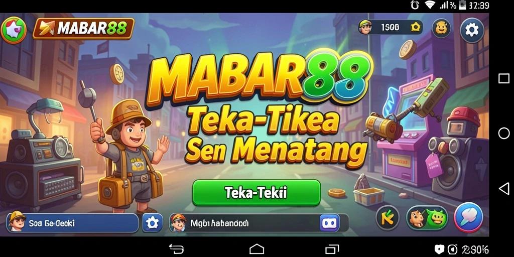 Screenshot utama MABAR88 yang menunjukkan antarmuka permainan Teka-Teki yang menarik.