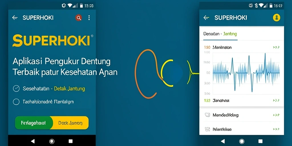 Tampilan antarmuka aplikasi SUPERHOKI yang sederhana dan informatif.